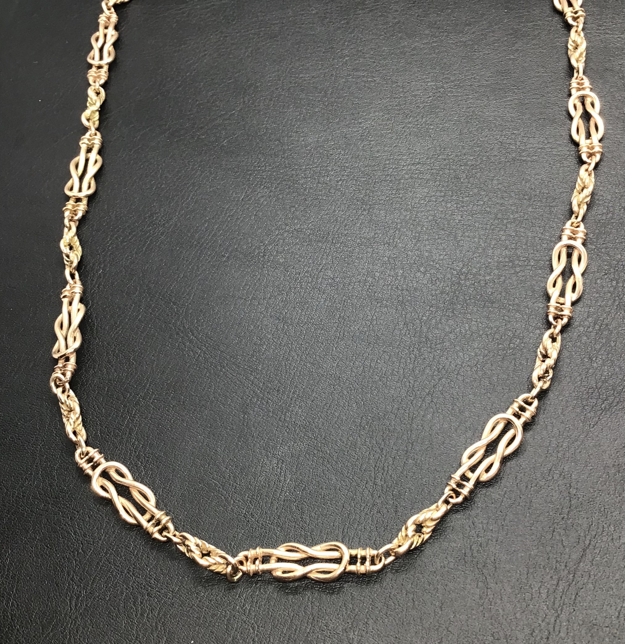 9ct Fancy Rose Gold Chain